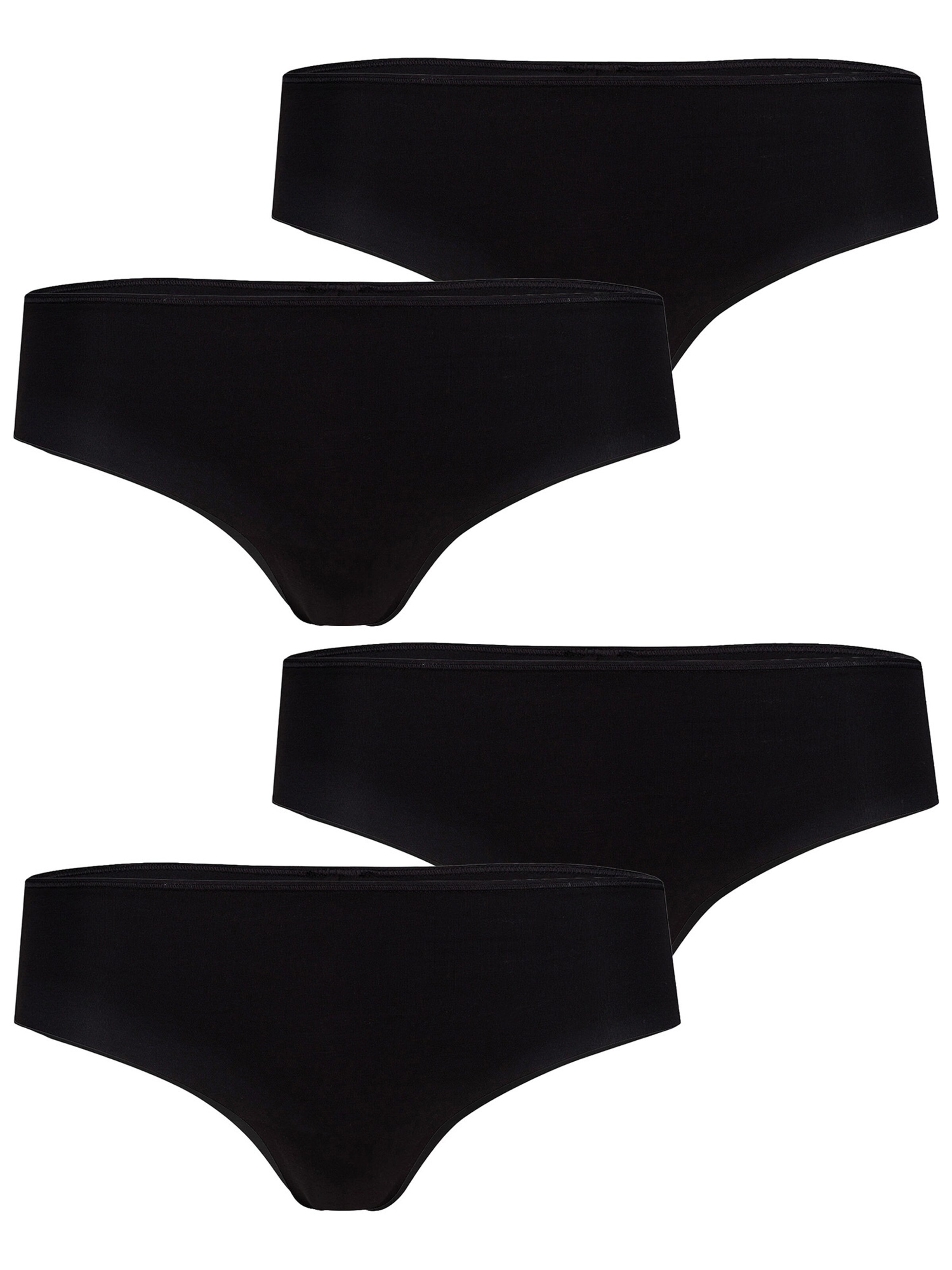 Skiny Panty ' Modal Invisible ' in Schwarz: Vorderseite