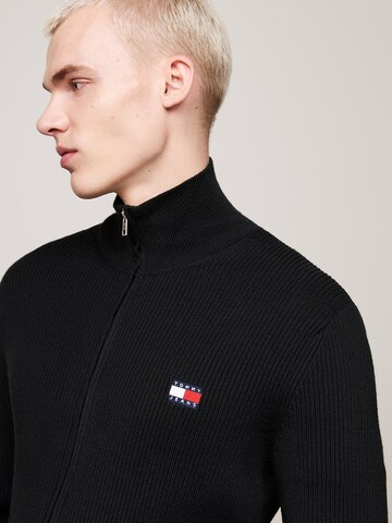 Tommy Jeans Strickjacke in Schwarz