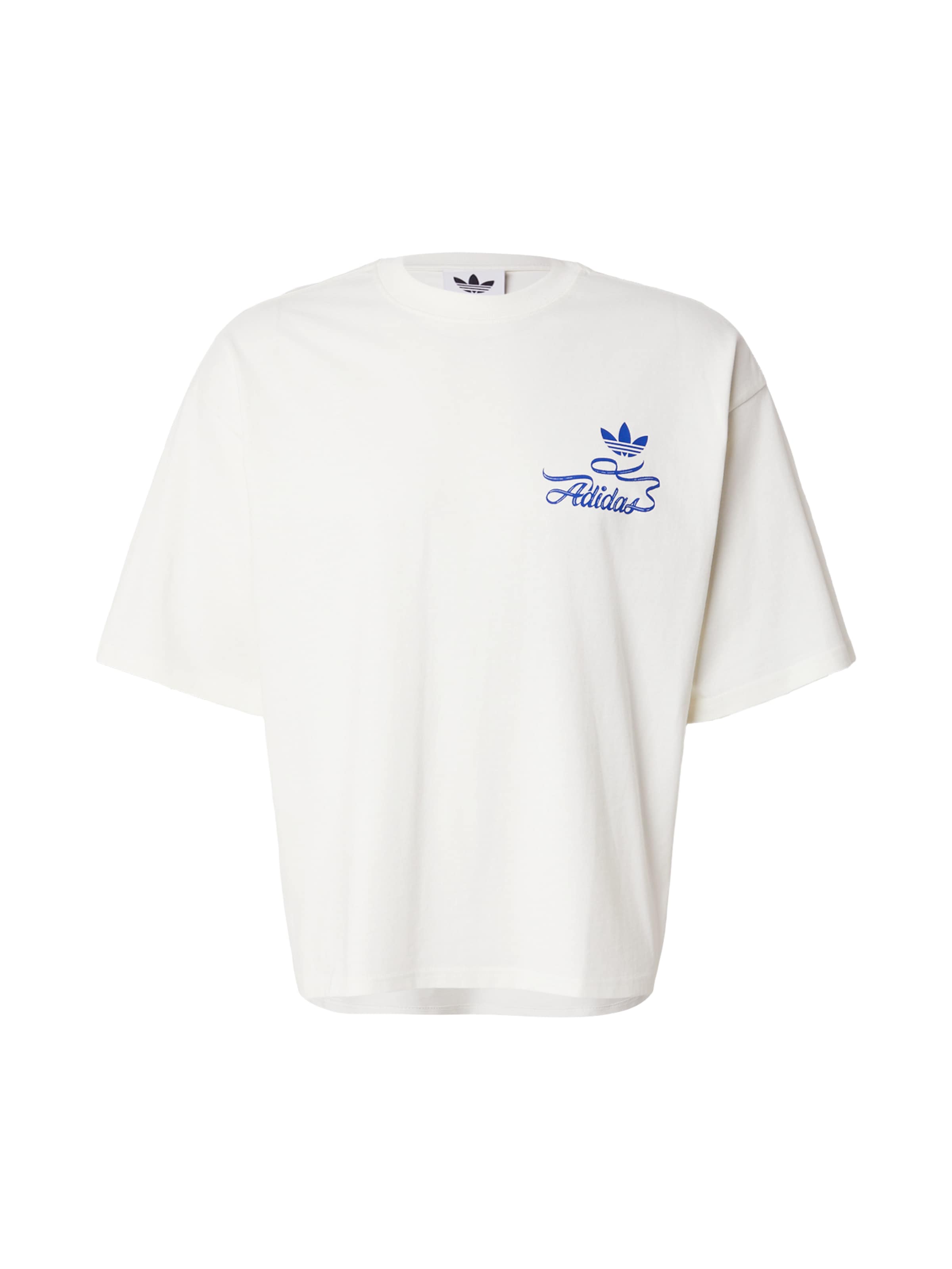 ADIDAS ORIGINALS T-shirt 'RECORD' i XS i blå / pastellblå / vit, Produktvy