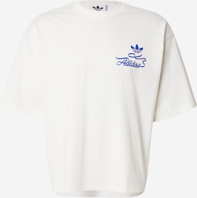 XS dydžio Marškinėliai 'RECORD' iš ADIDAS ORIGINALS, spalva – mėlyna / pastelinė mėlyna / balta, Prekių apžvalga