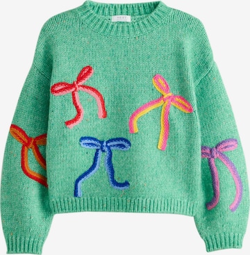 Pullover 'Santa Letter' di Next in verde: frontale
