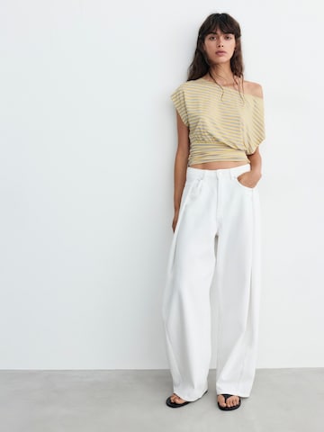 T-shirt Pull&Bear en jaune