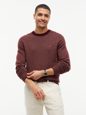 TOMMY HILFIGER Pullover in Braun: Vorderseite
