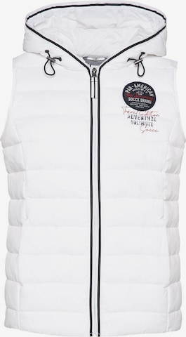 Soccx Vest in White: front