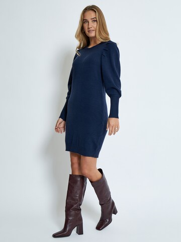 Robes en maille 'Anissa' Peppercorn en bleu