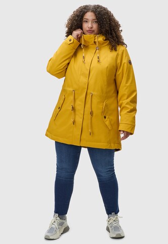 Ragwear Weatherproof jacket 'Monadis Rainy II' in Yellow: front