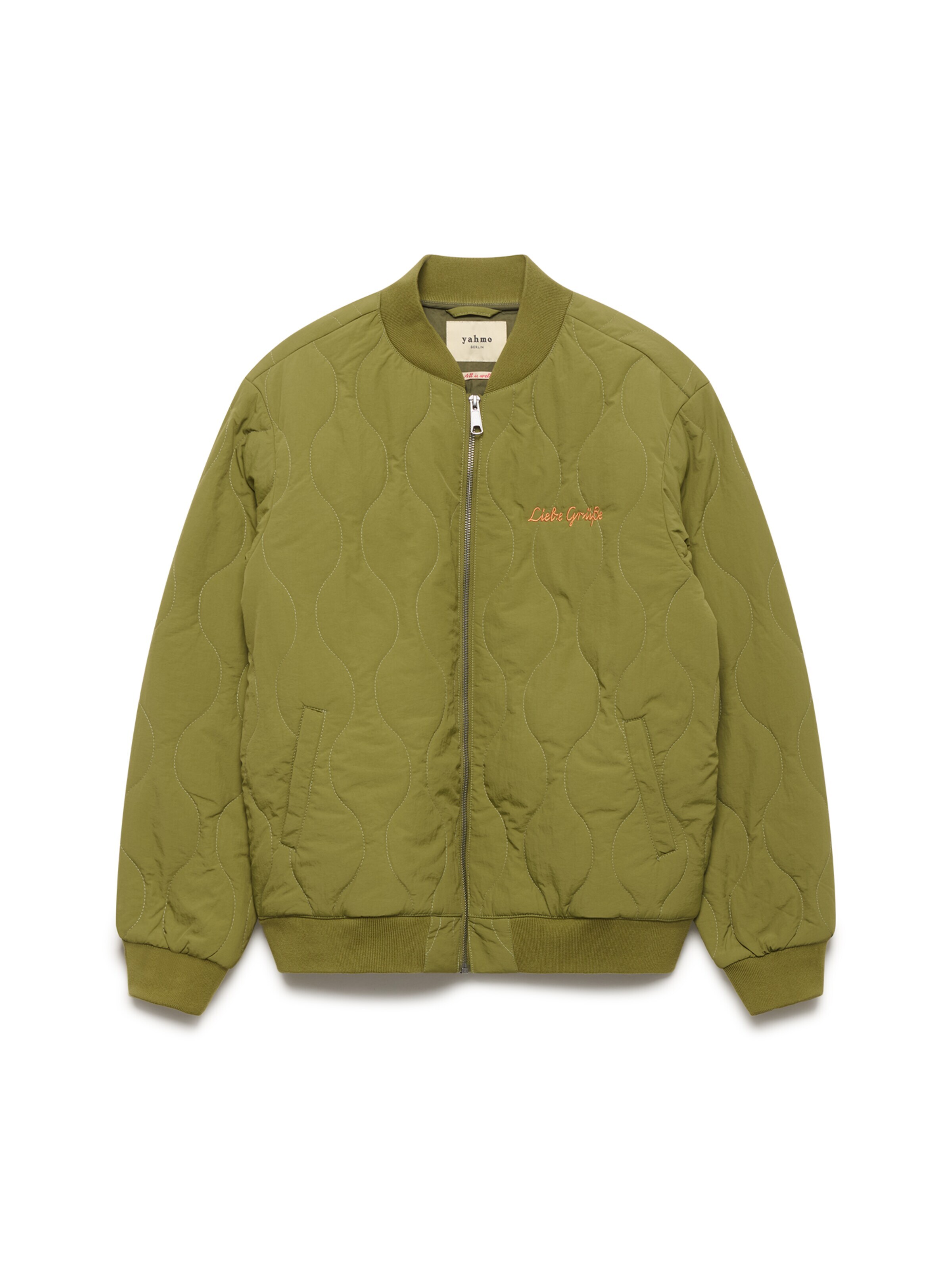 Yahmo Übergangsjacke 'Trudi'‌‌‌‌‌‌‌‌ in Grün: Vorderseite