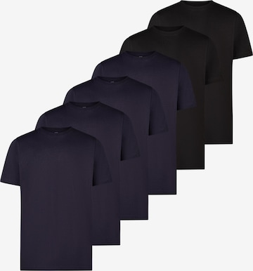 LERROS Shirt 'Basic' in Blau: Vorderseite