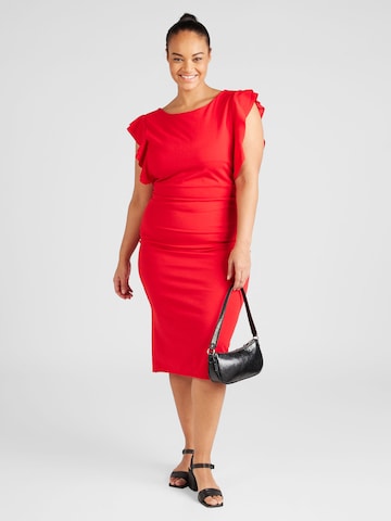 WAL G. Φόρεμα 'RUSIE' σε κόκκινο