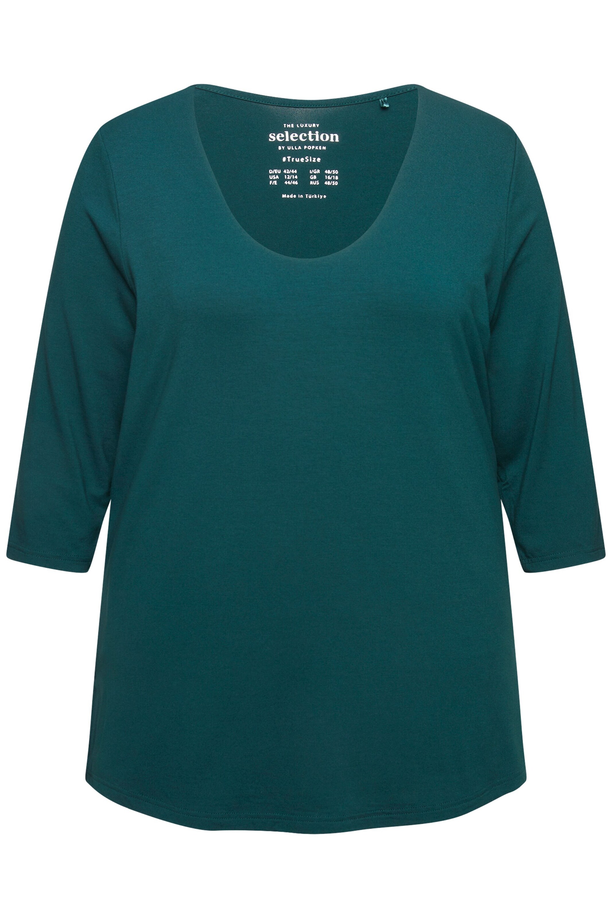 Ulla Popken Shirt in Grün: Vorderseite