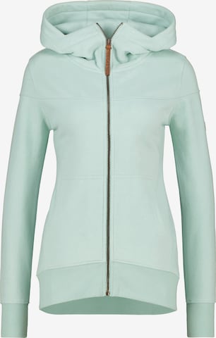 Alife and Kickin Sweatjacke 'Isami' in Grün: Vorderseite
