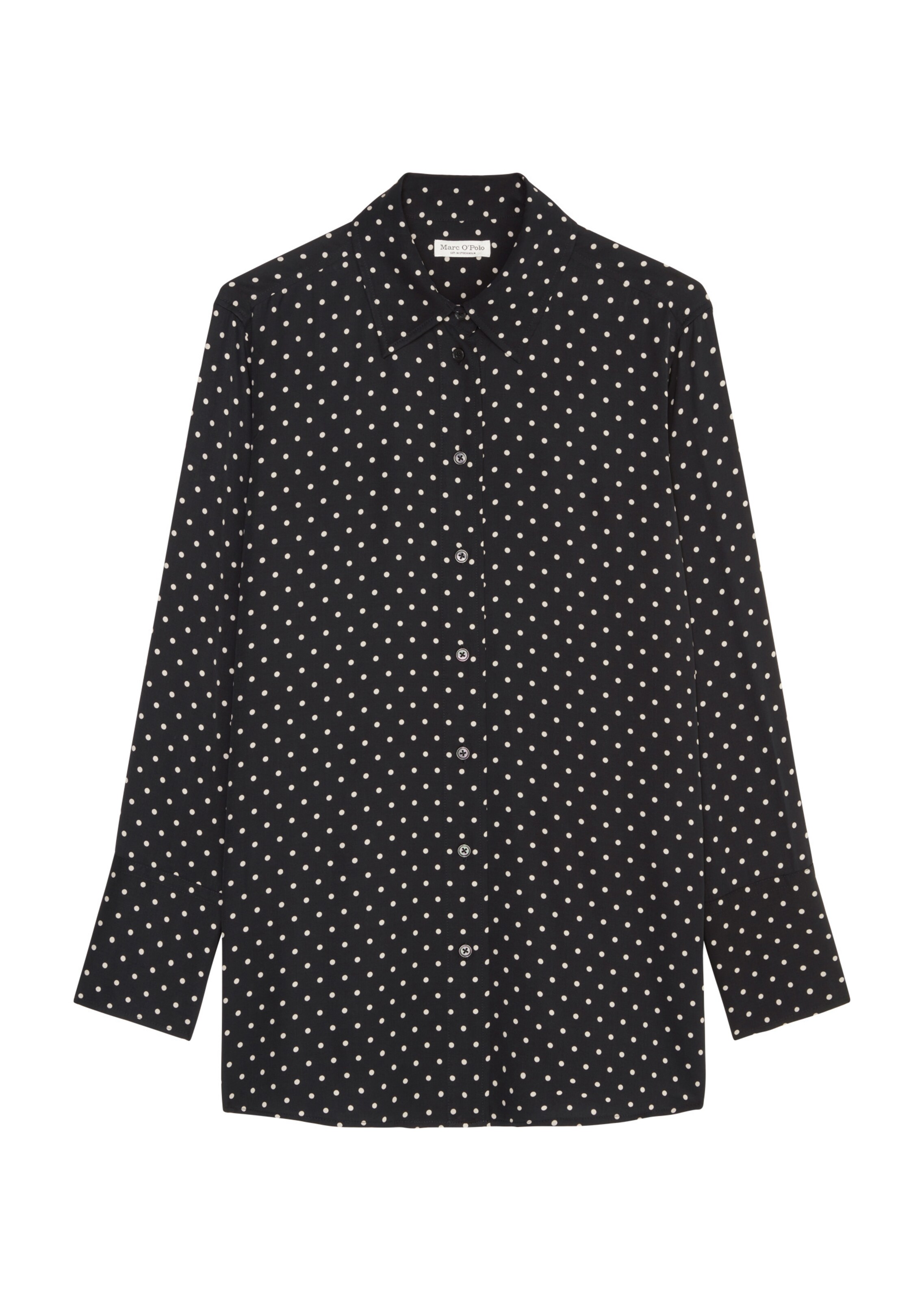 Marc O'Polo Blouse in Zwart: voorkant