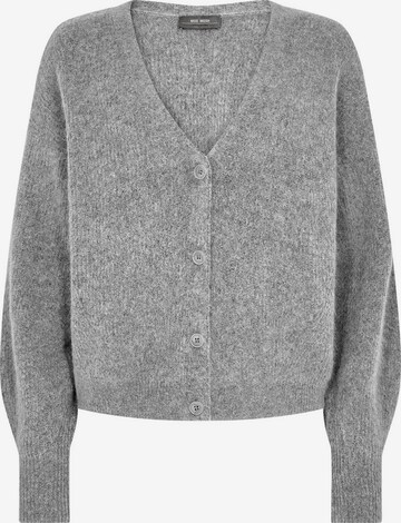 MOS MOSH Knit Cardigan in Grey: front
