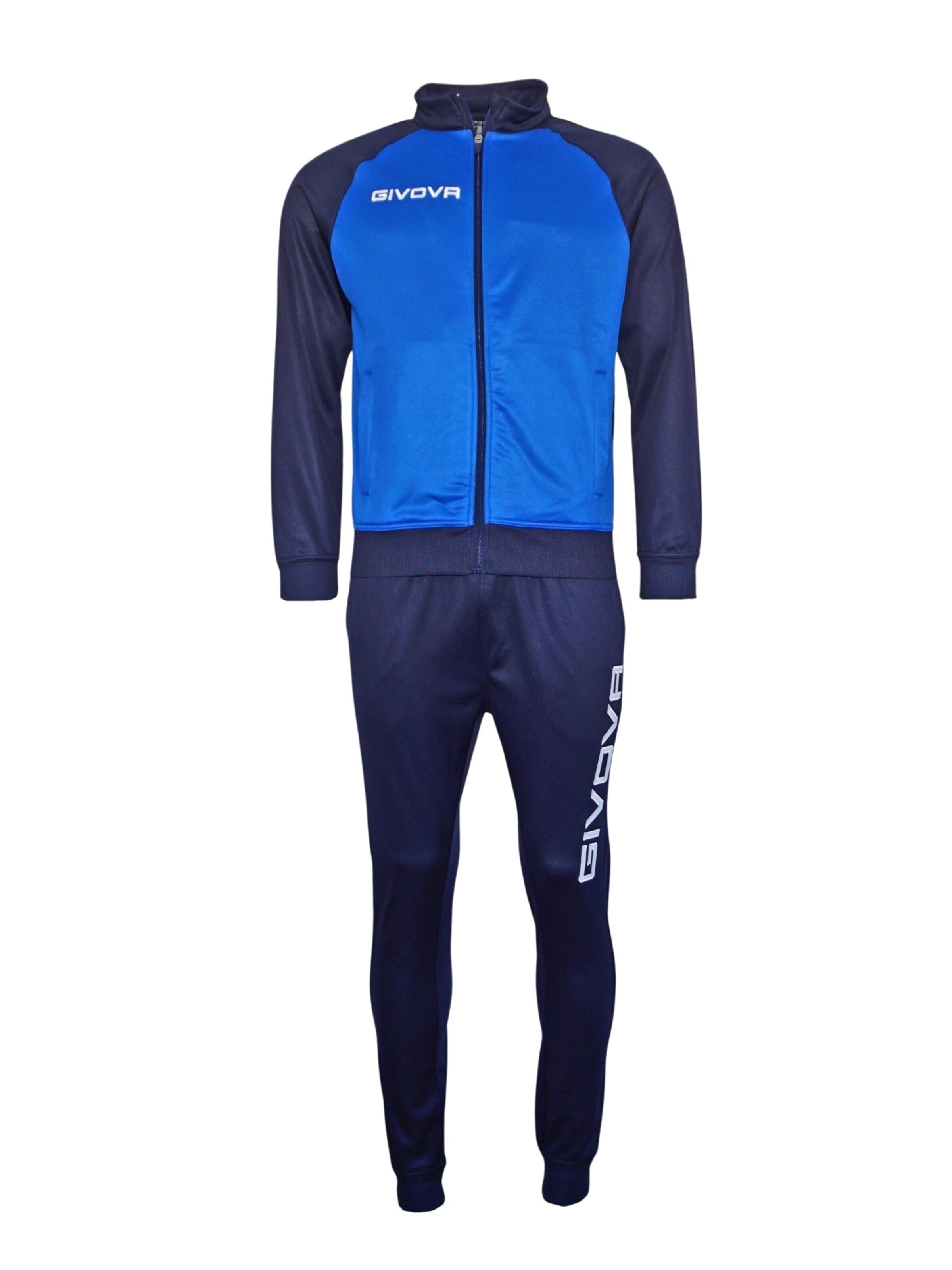 Givova Sweat suit in Blue: front