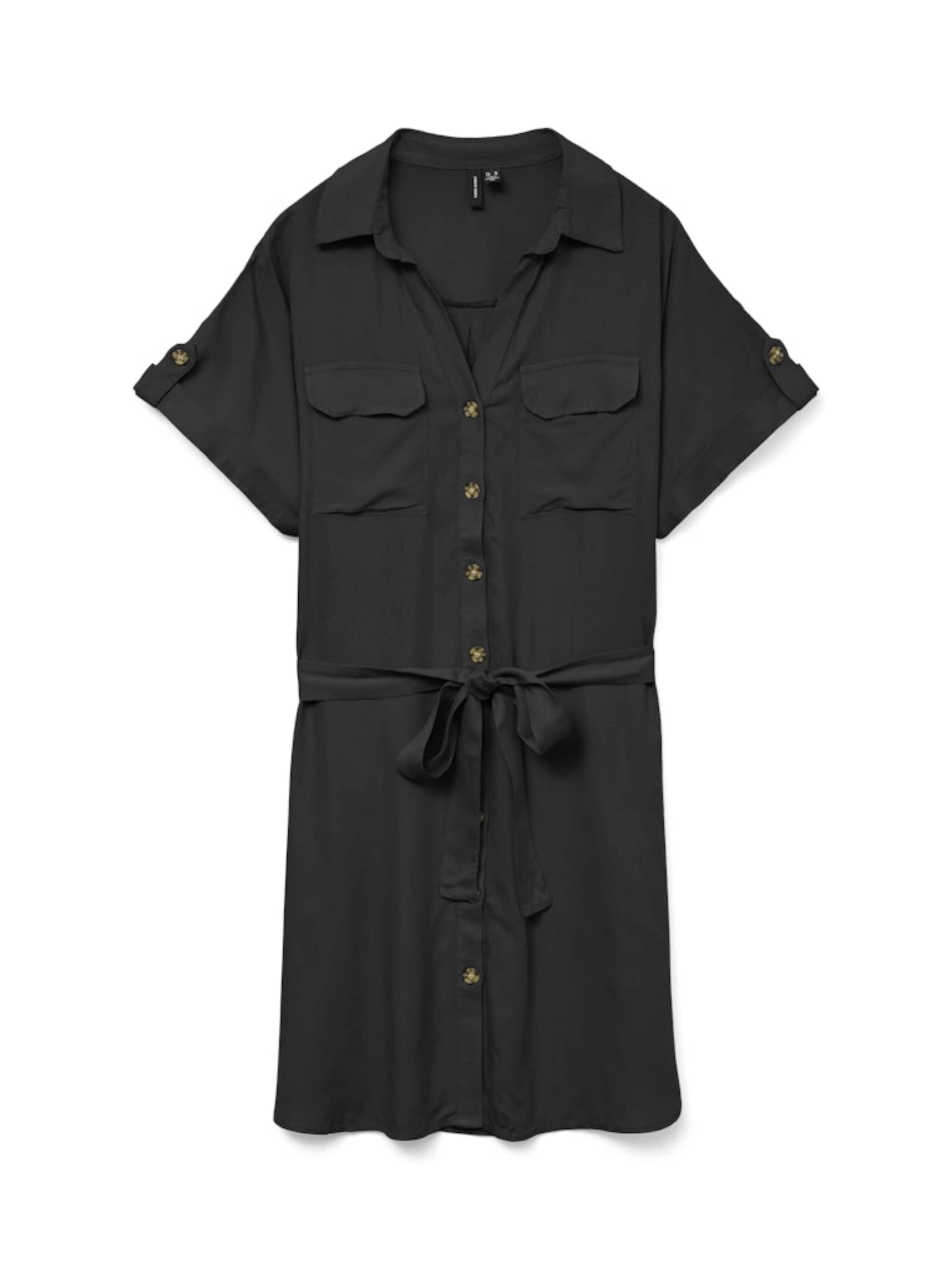 Abito camicia 'VMBumpy' VERO MODA di colore nero, Visualizzazione prodotti