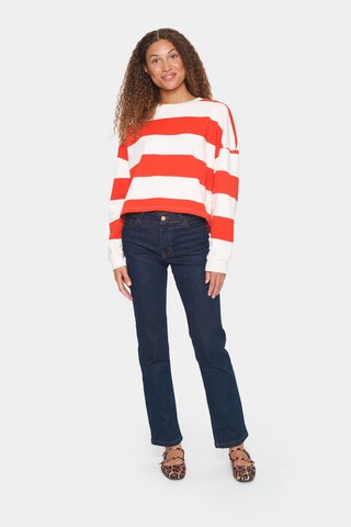 SAINT TROPEZ Sweatshirt i orange