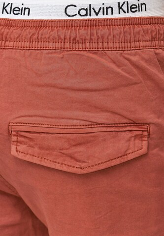 INDICODE JEANS Regular Shorts 'Kelowna' in Orange