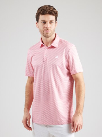 T-Shirt fonctionnel ADIDAS GOLF en rouge : devant