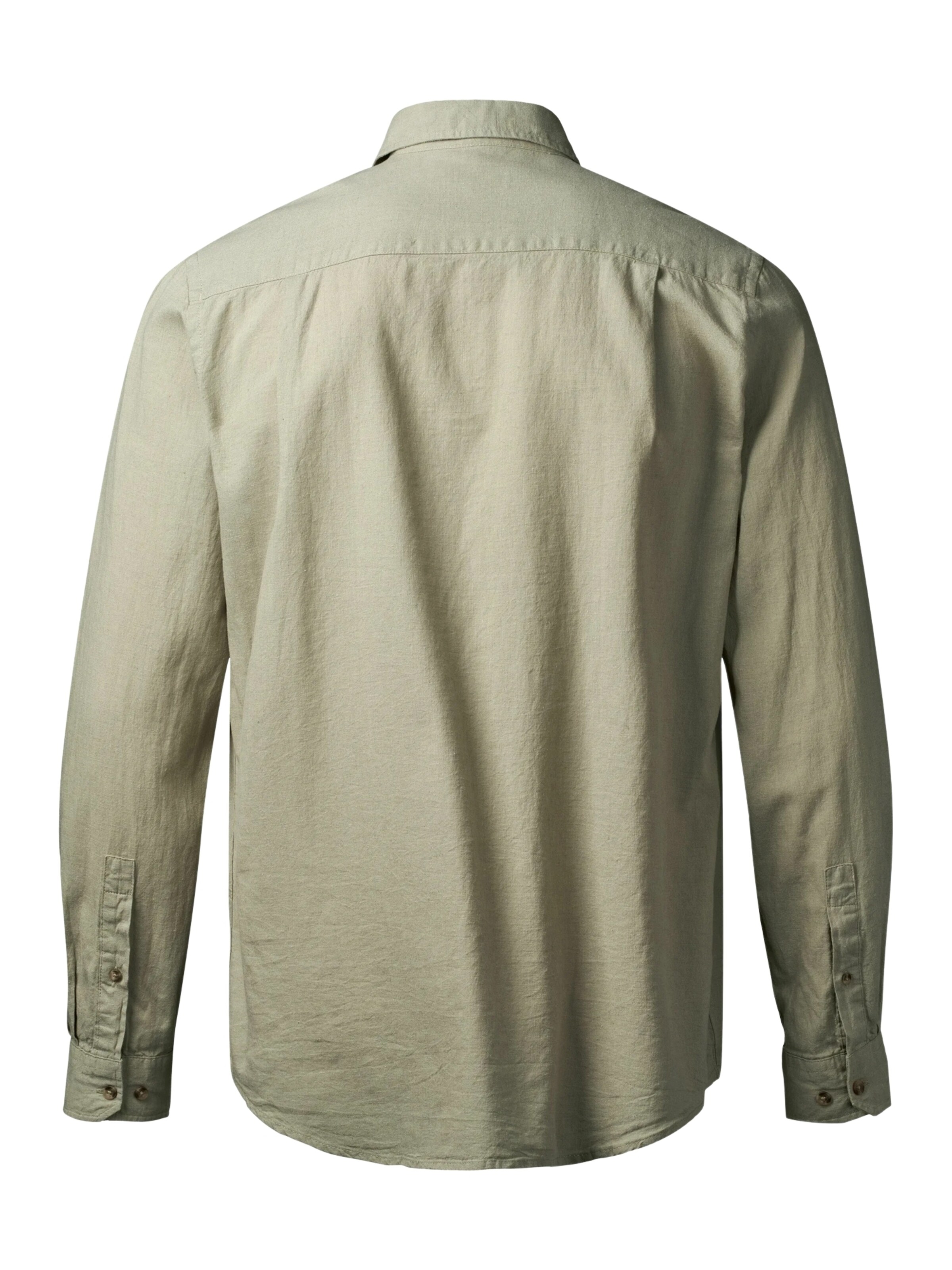 MCS Regular Fit Skjorte i grøn