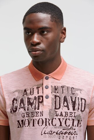 CAMP DAVID Poloshirt in Orange