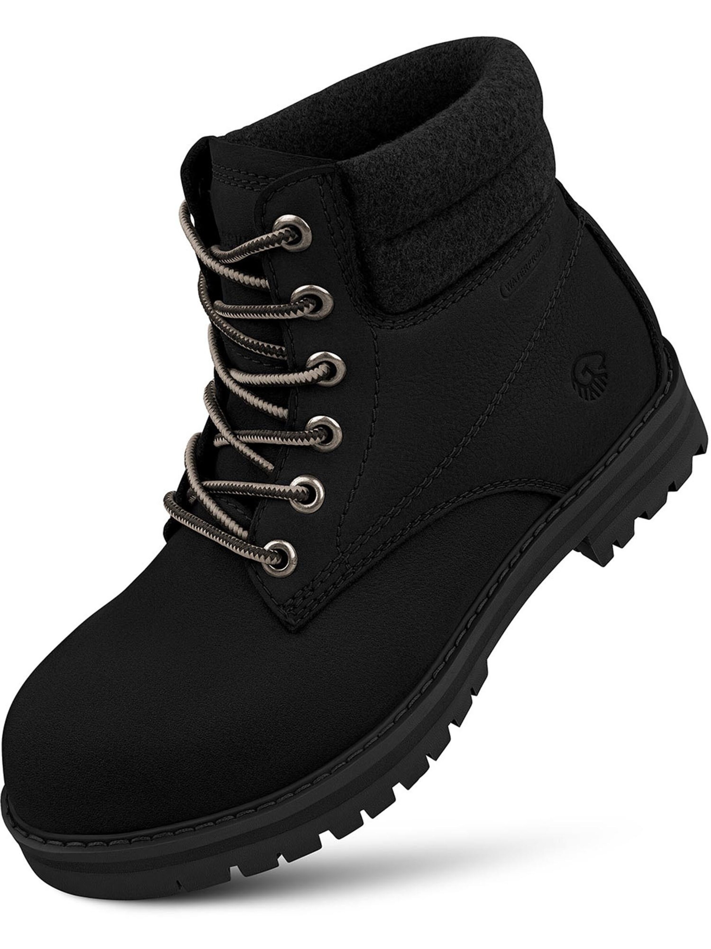 GIESSWEIN Lace-Up Boots in Black