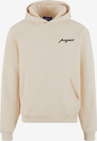 PequsSweater majica - bež boja: prednji dio