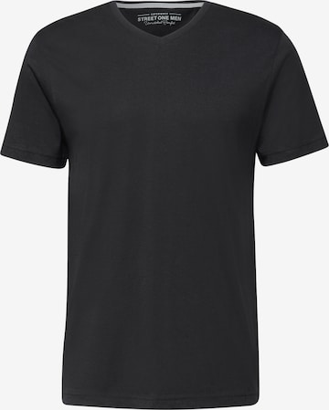 Street One MEN Shirt in Black: front