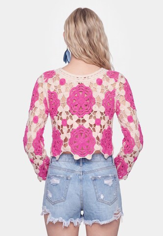 Pull-over IZIA en rose