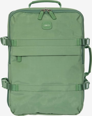 Bric's Rucksack 'Positano' in Grün: Vorderseite