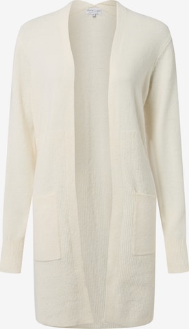 Marie Lund Strickmantel in Beige: Vorderseite