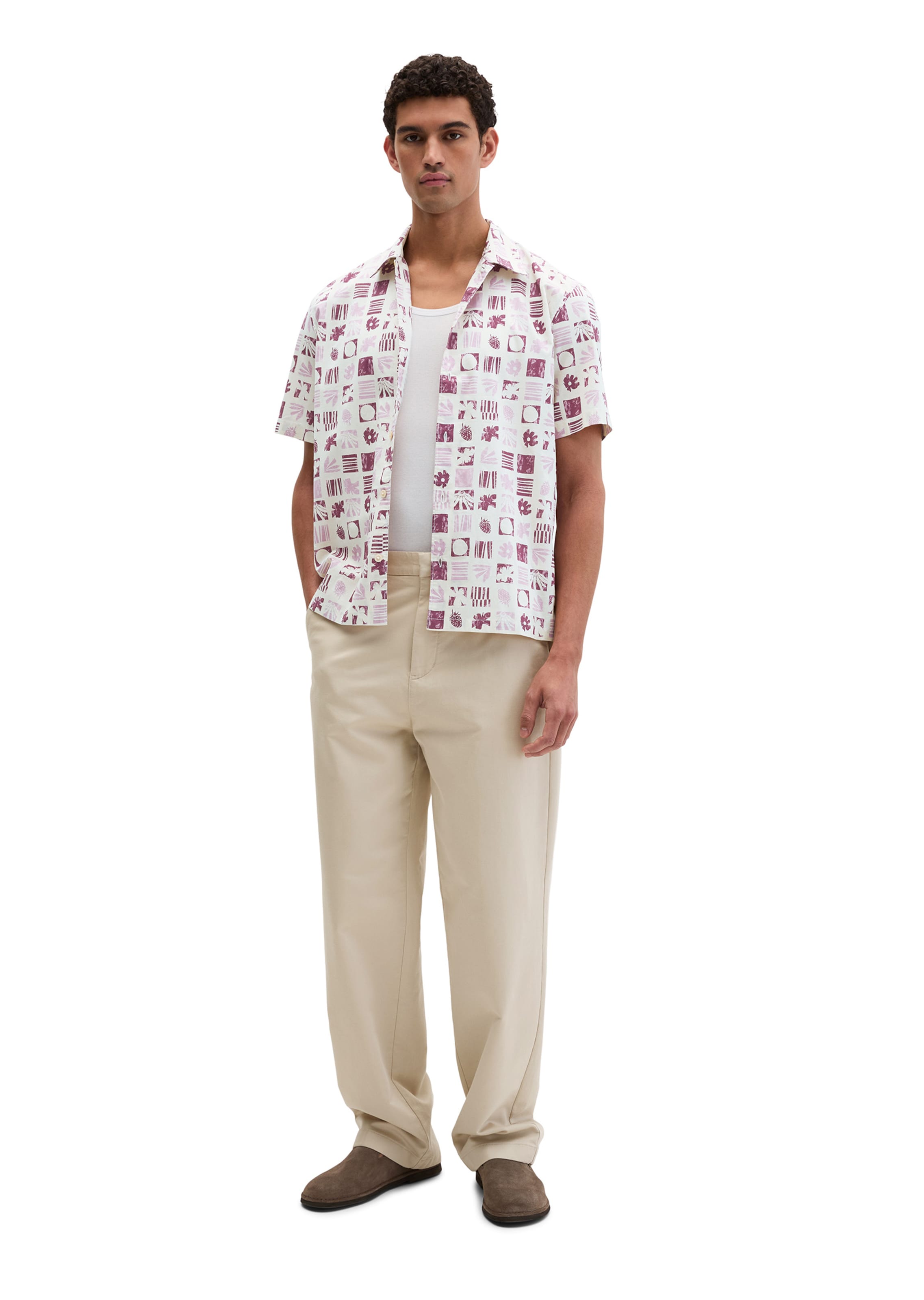 Marc O'Polo Regular fit Button Up Shirt in White