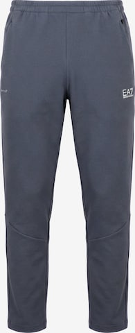 EA7 Emporio Armani - Calças de desporto 'VENTUS7' em azul: frente