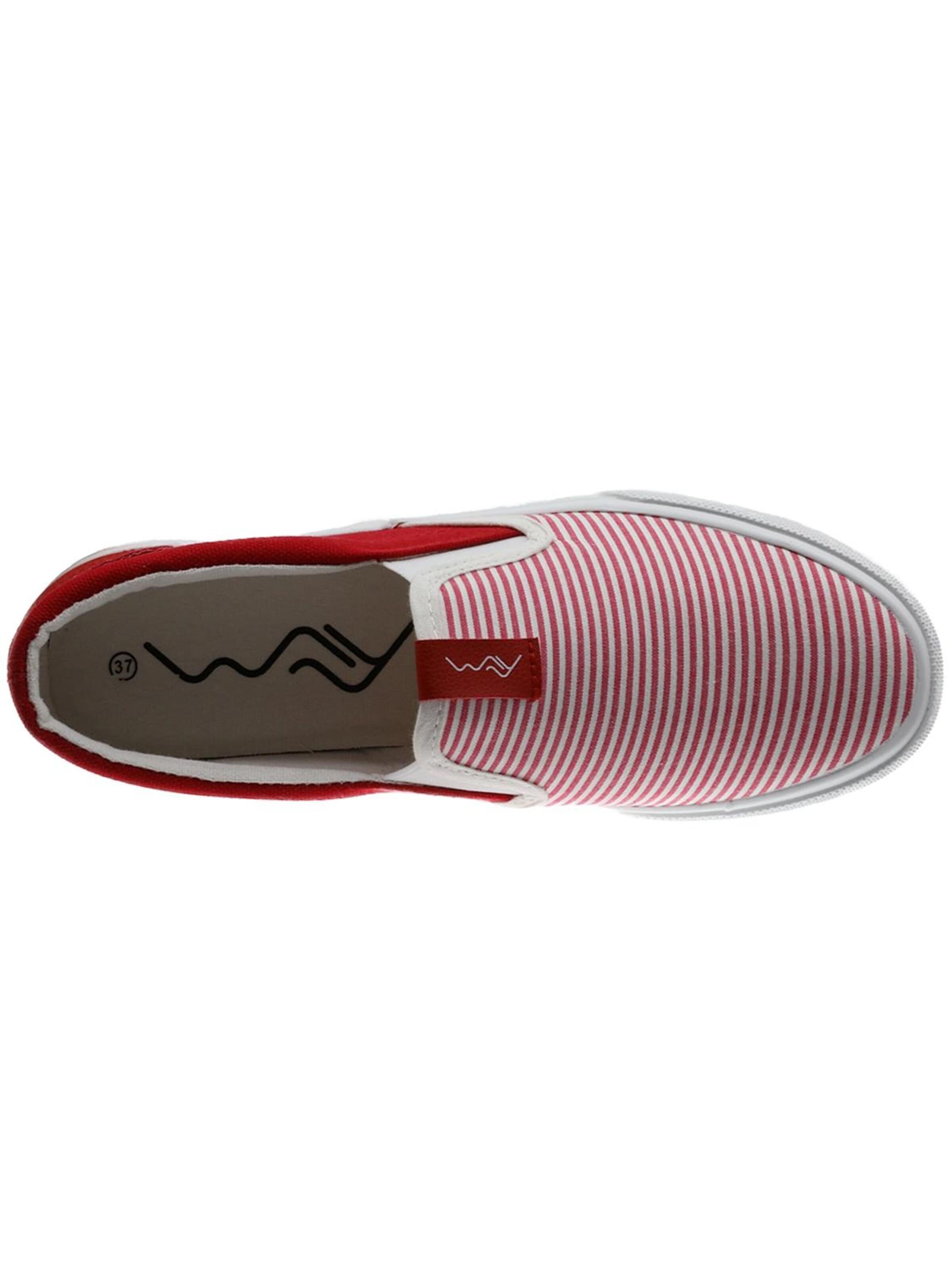 Beppi - Zapatillas sin cordones 'Canvas Shoe' en rojo