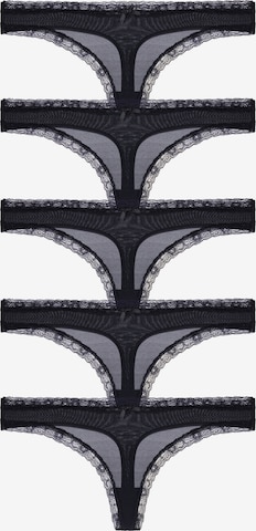 Dorina String in Black: front