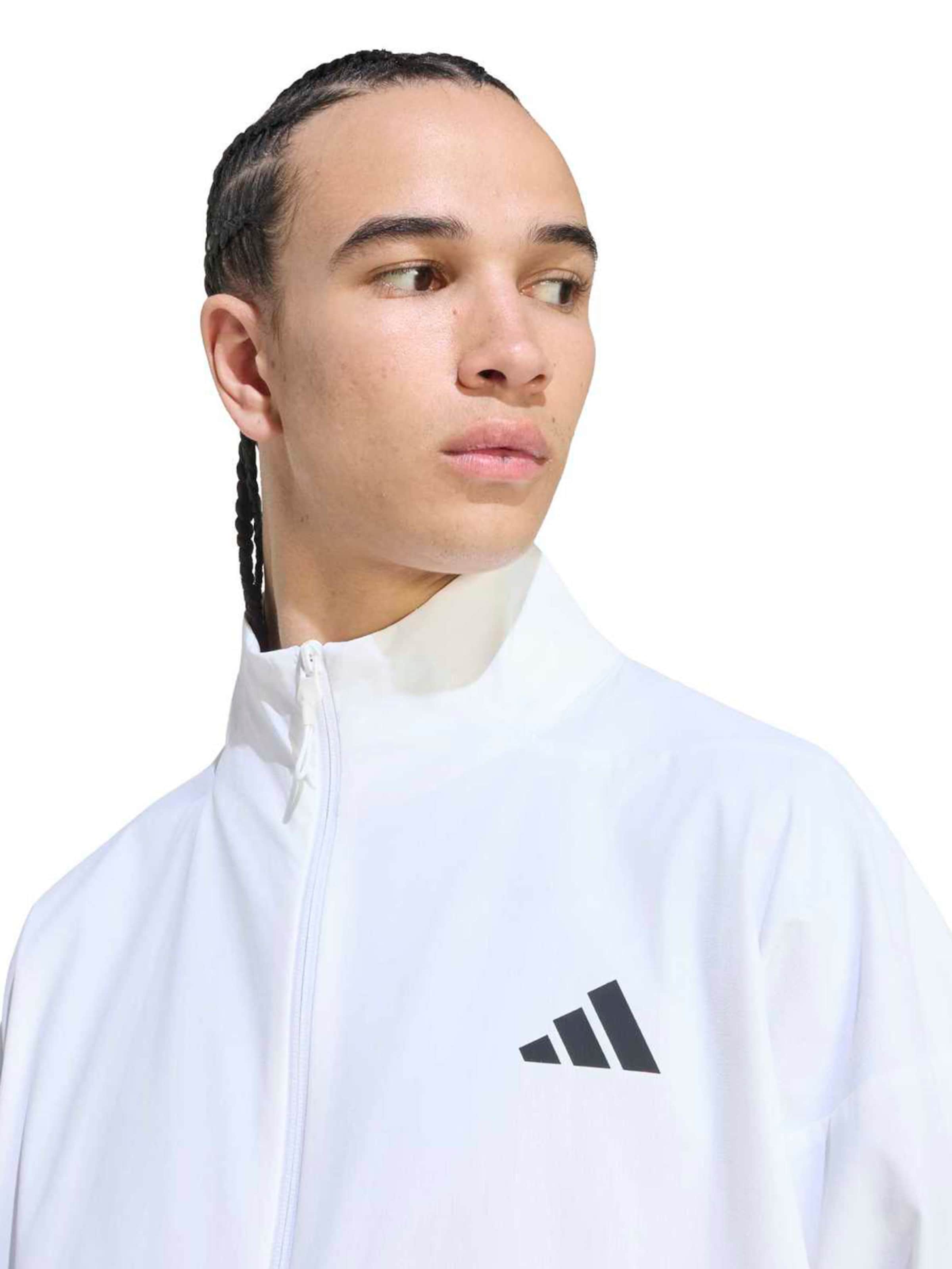 ADIDAS SPORTSWEAR - Chaqueta de chándal 'Z.N.E.' en blanco
