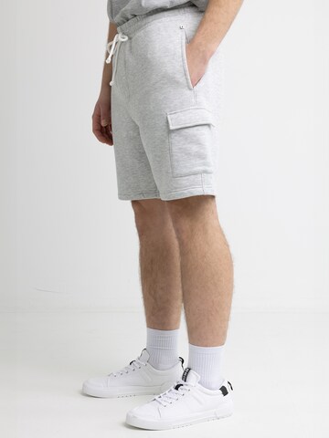 BIG STAR Regular Cargo trousers 'Mandos' in Grey