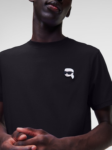 Karl Lagerfeld Shirt ' Ikonik 2.0 Mini ' in Black