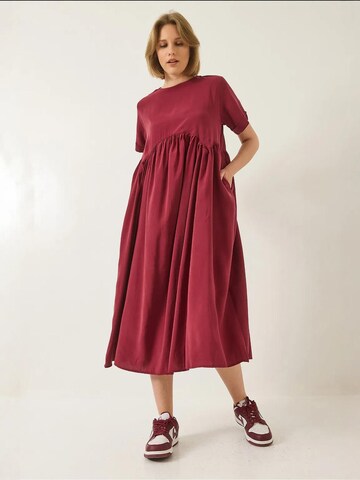Bianco Lucci Jurk in Rood