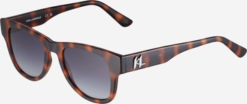 Karl Lagerfeld - Gafas de sol en marrón: frente