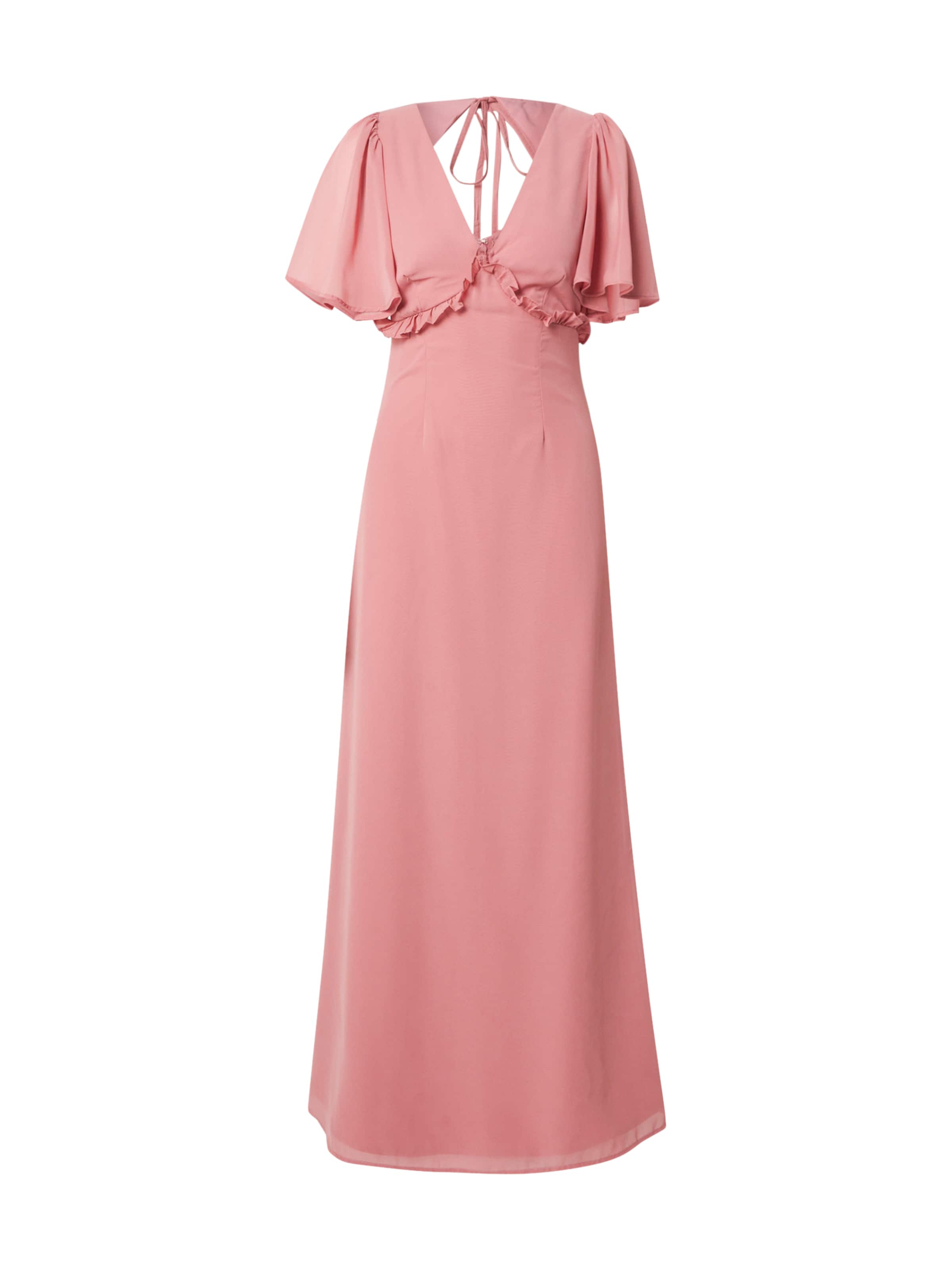 Maya Deluxe Evening dress in Pink: front