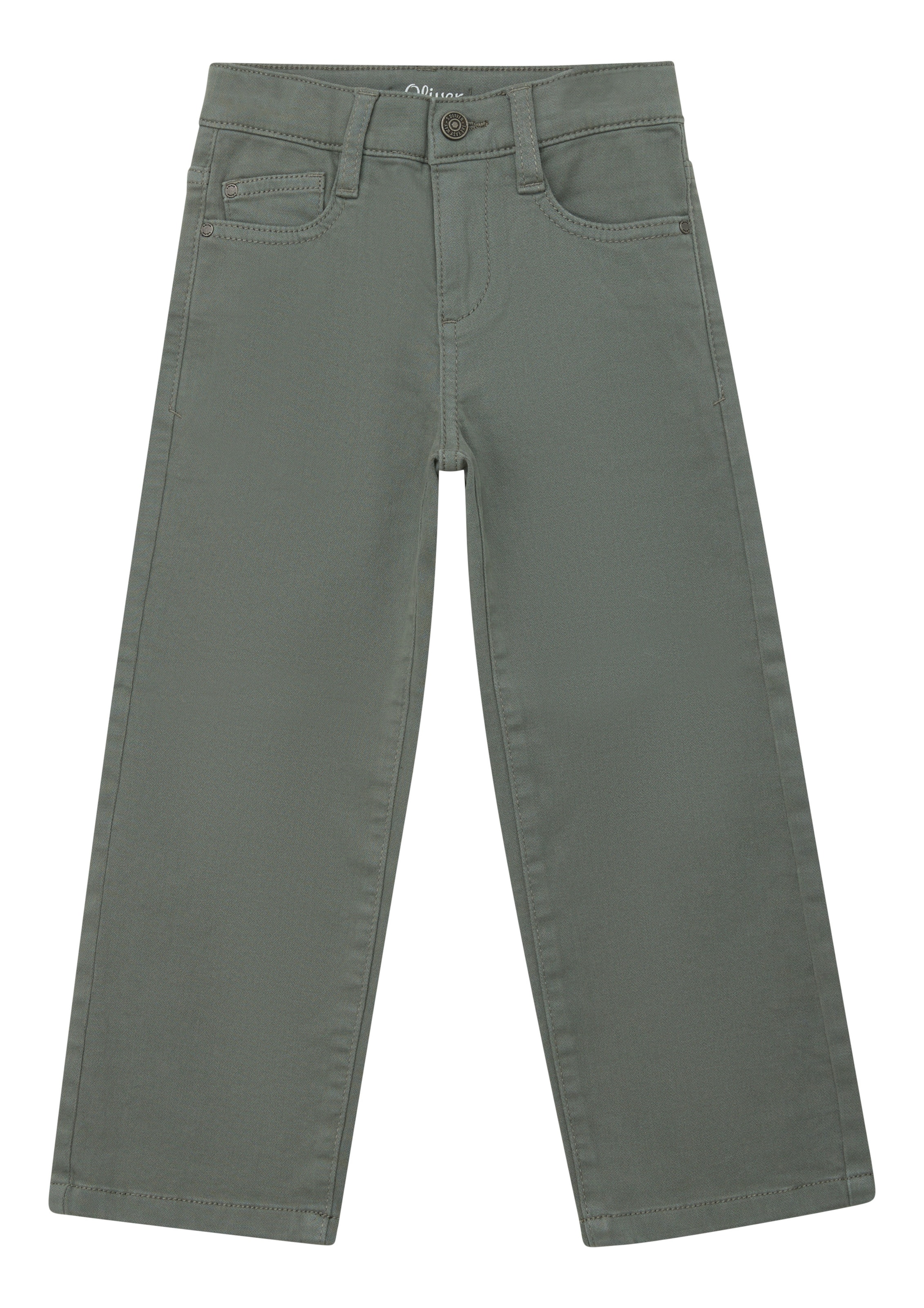s.Oliver Regular Hose ' BAGGY ' in Grün: Vorderseite