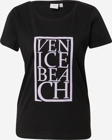 ICHI T-Shirt in Schwarz: predná strana