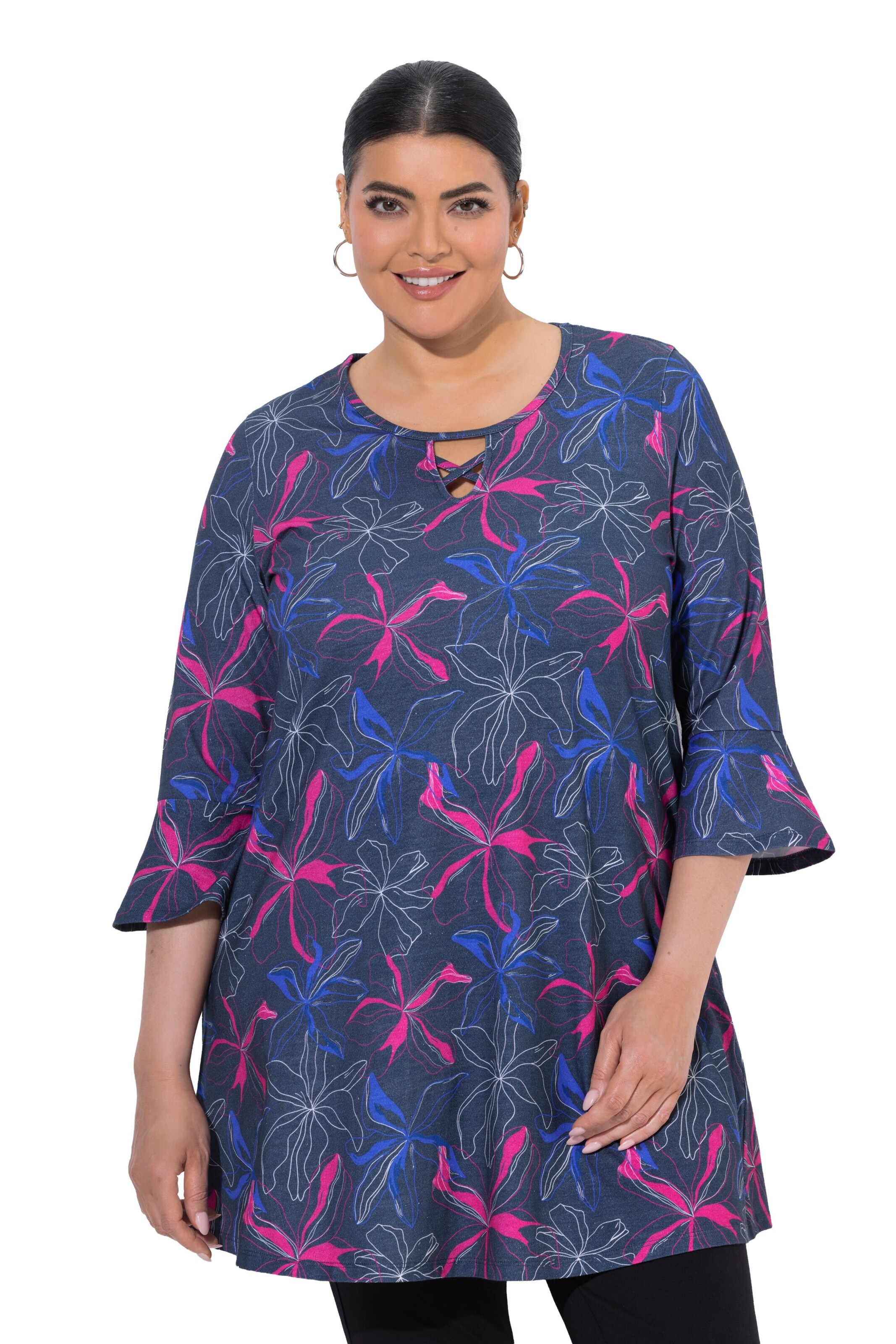 Ulla Popken Shirt in Purple: front