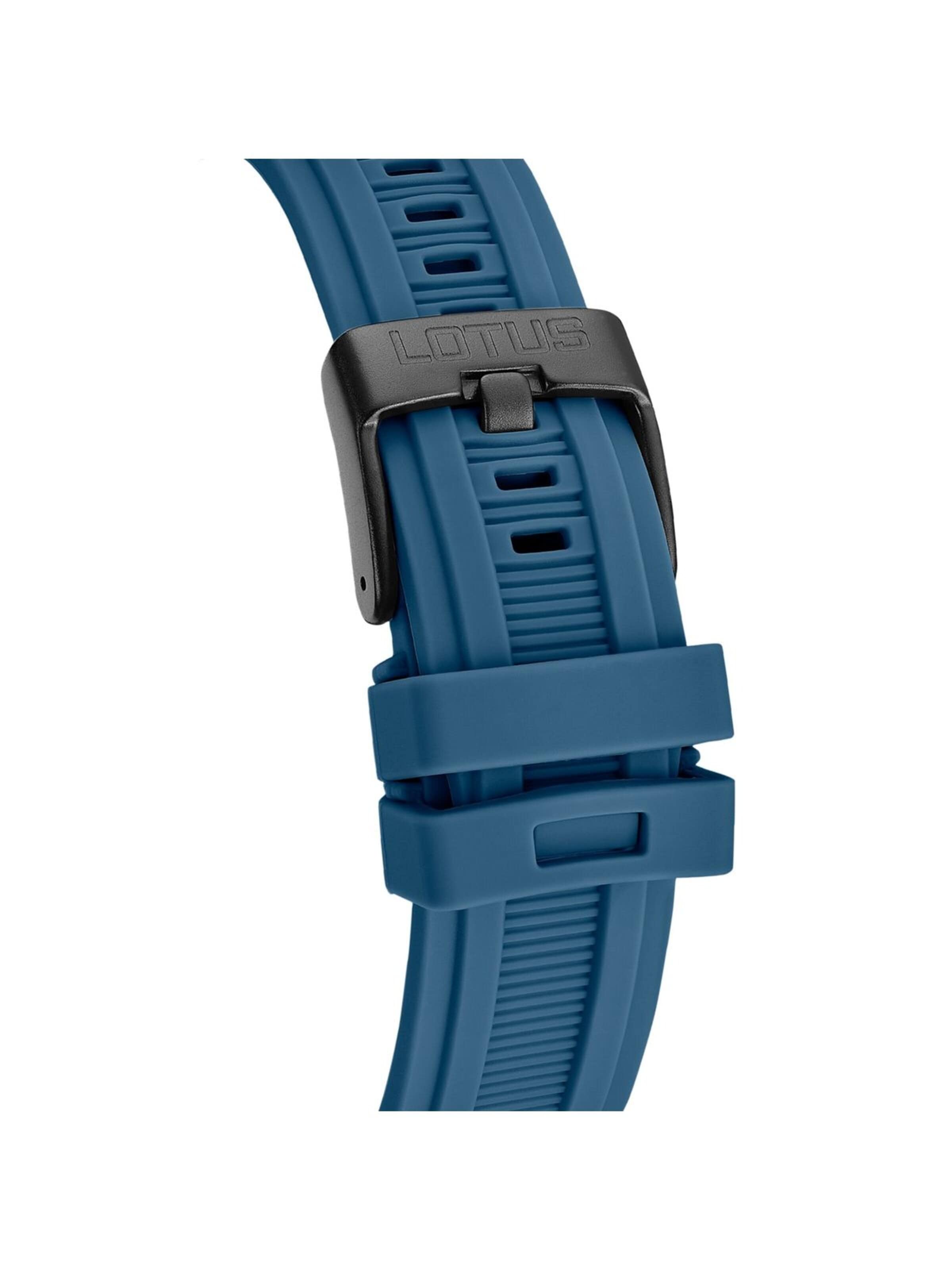 Montre digitale Lotus en bleu