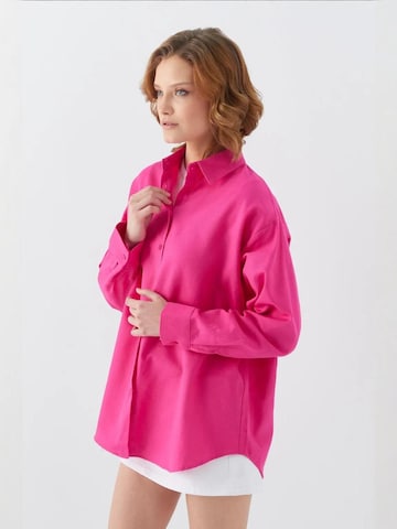 MixRay Blouse in Pink
