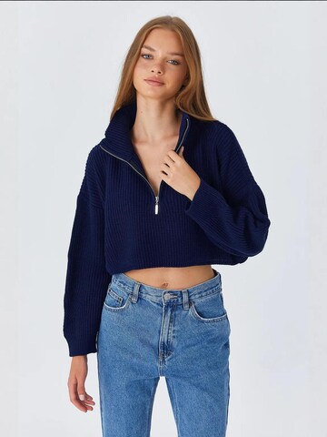 Pullover di MixRay in blu: frontale