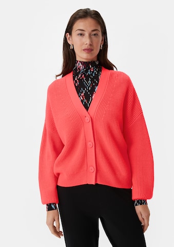 comma casual identity Oversized vest in Rood: voorkant