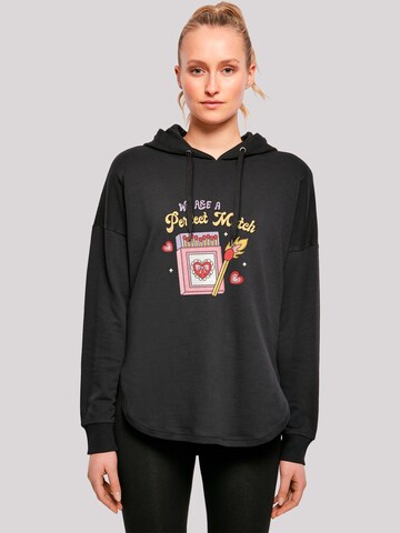 F4NT4STIC Sweatshirt 'We Are A Perfect Match Love' in Schwarz: Vorderseite