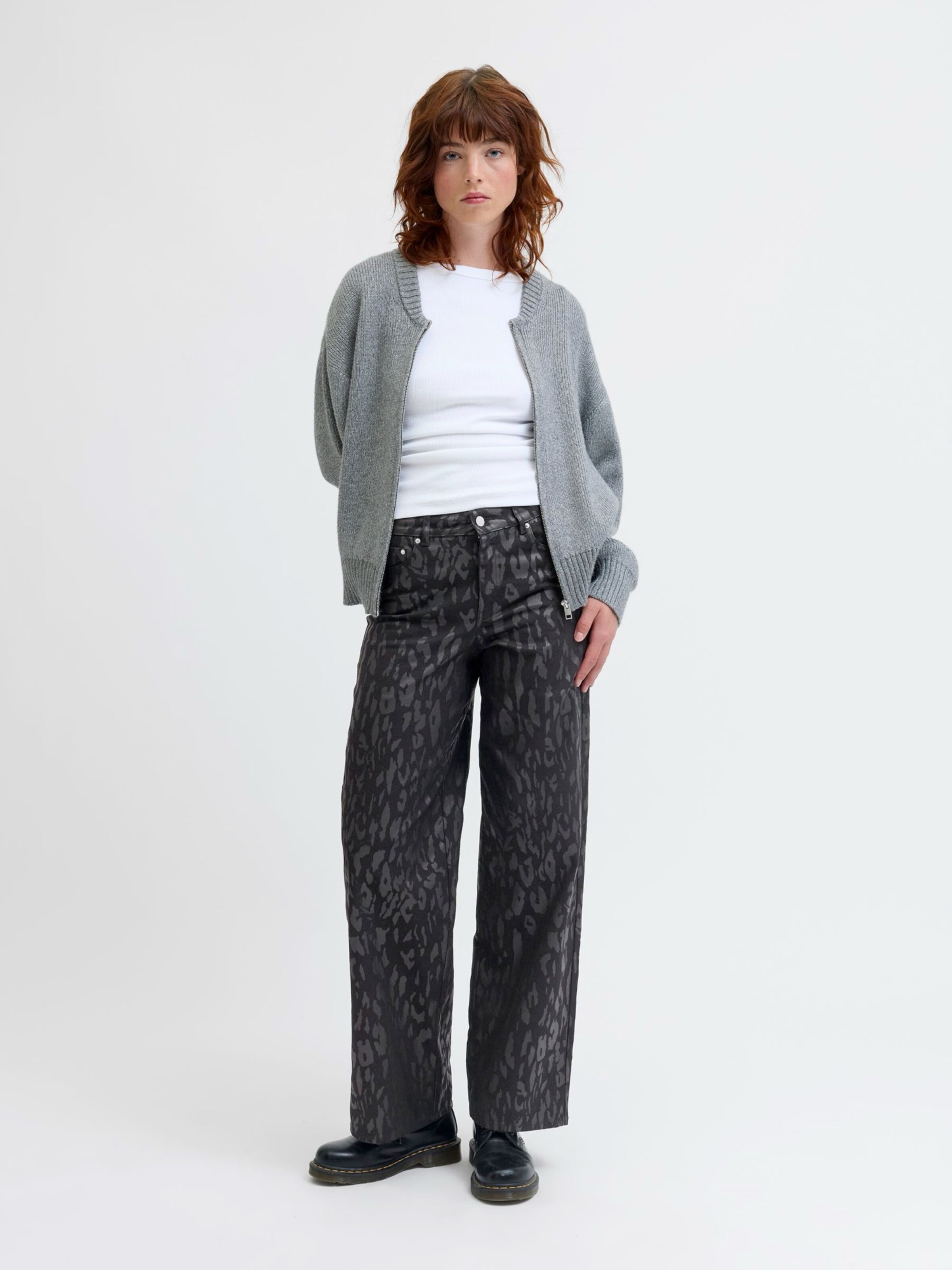 JJXX Wide leg Pants 'JXSarah Tokyo' in Black | ABOUT YOU