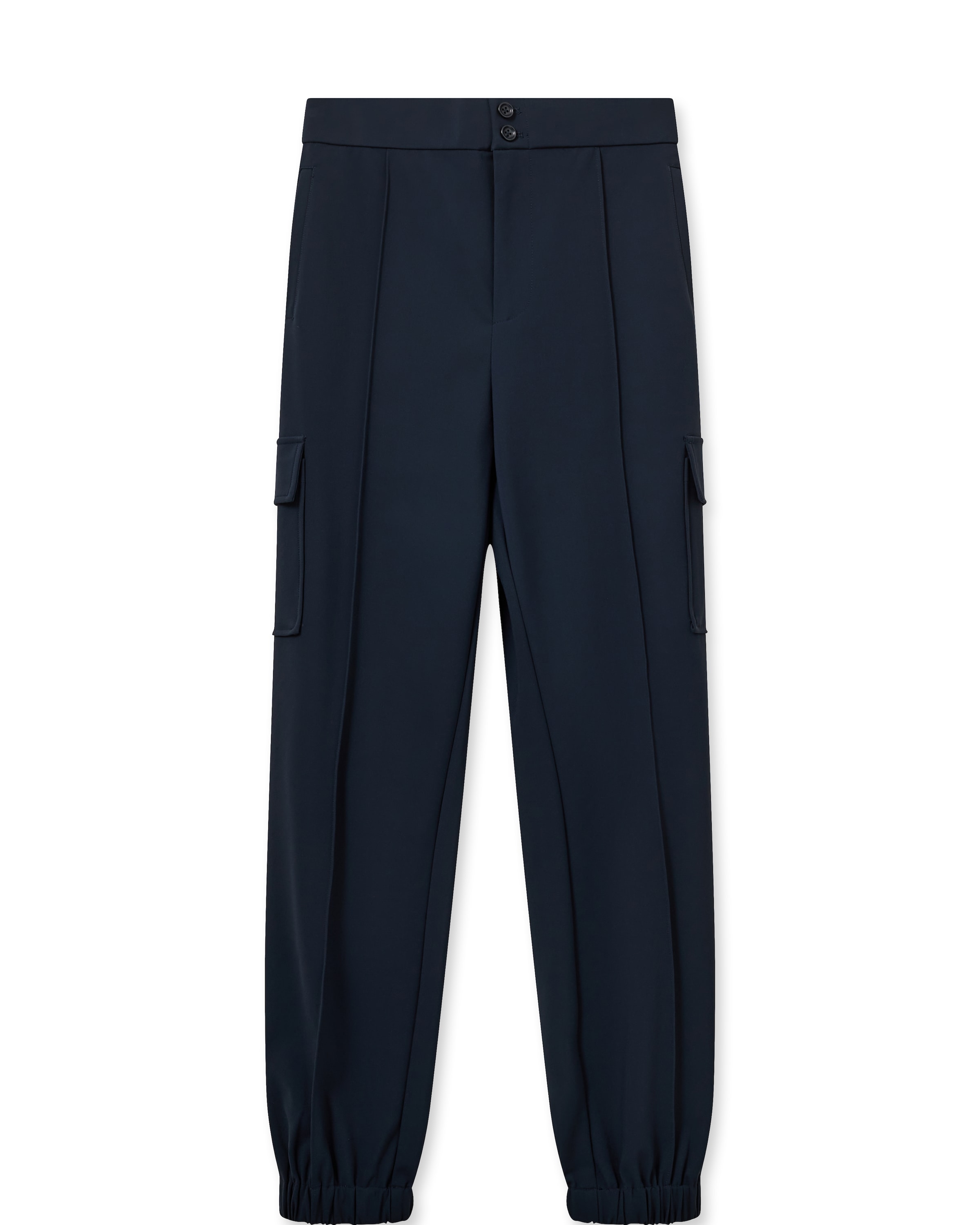 MOS MOSH Tapered Παντελόνι cargo σε μπλε: μπροστά